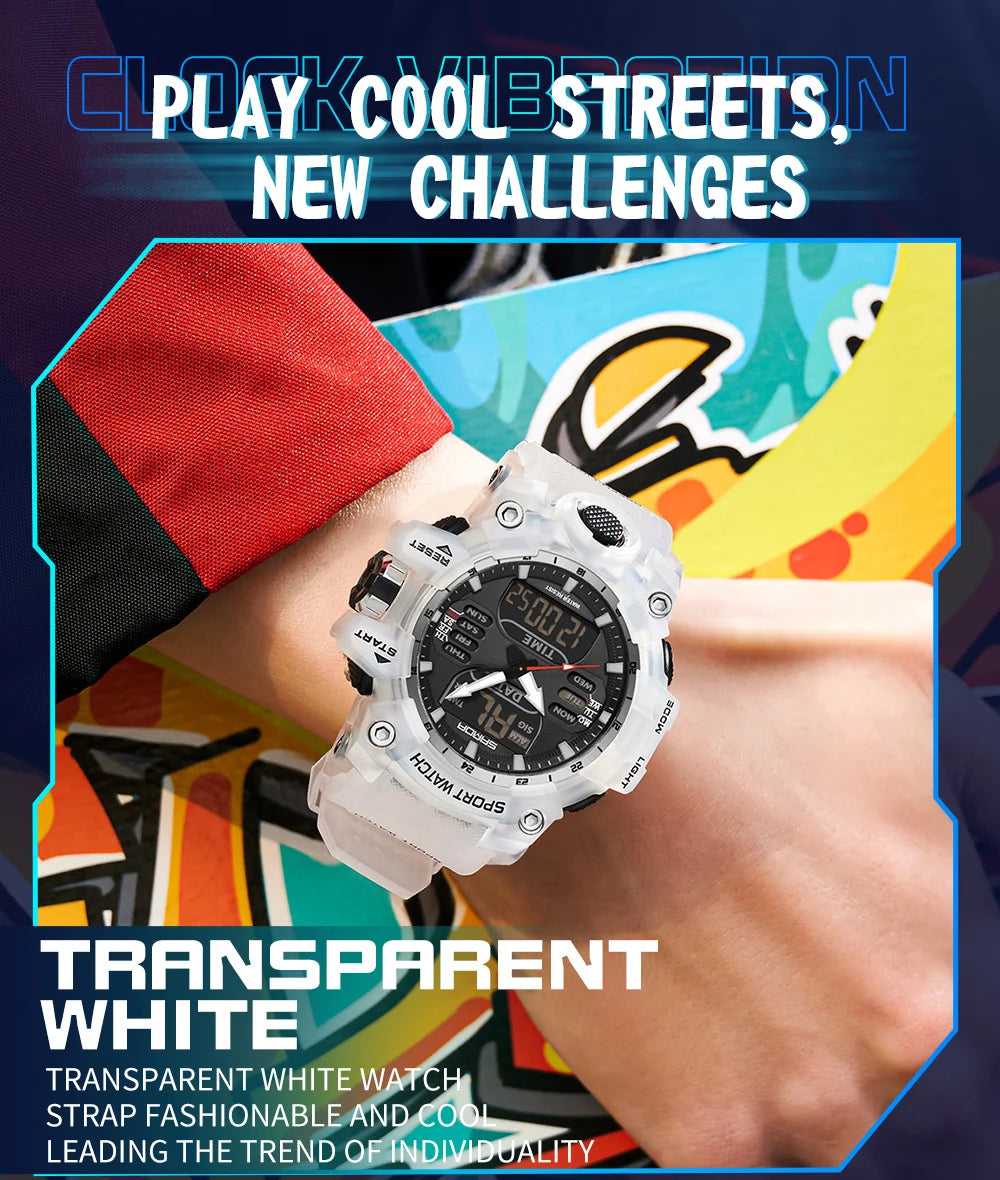 Simple Night Waterproof Sports Electronic Watch