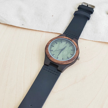 Unisex Vintage Wooden Wristwatch