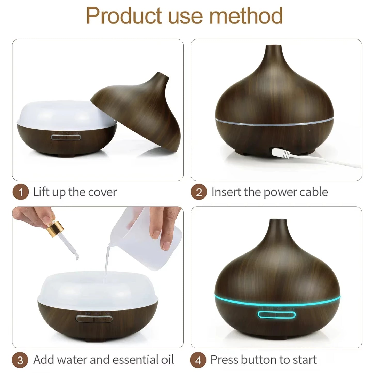 Air Humidifier Oil Diffuser