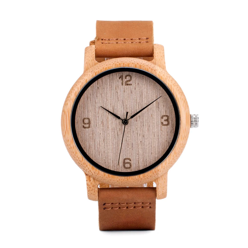 BOBO BIRD Wooden Analog Wristwatche