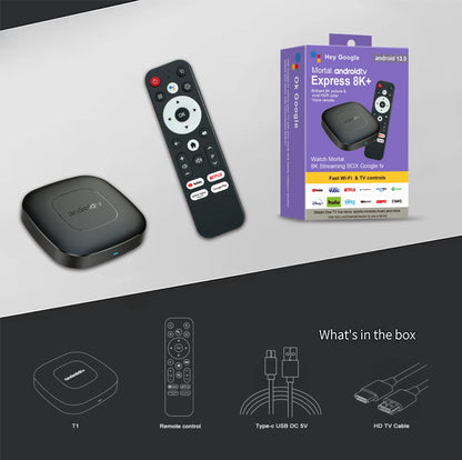 Mortal T1 Smart Android13 TV Box