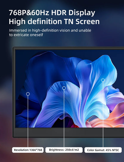 BYONE 11.6 HD Portable Monitor