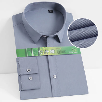 Bamboo Fiber Elastic Men's Shirt