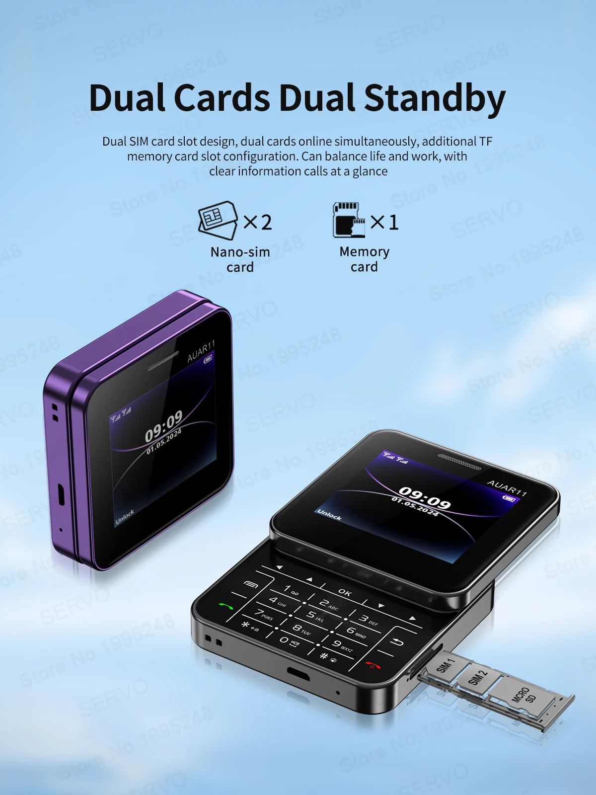 SERVO AUAR11 Rotating Phone