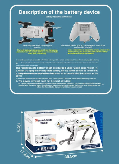 Teeggi Electric RC Intelligent Robot Dog