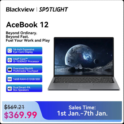 Blackview AceBook 12 Win 11 Pro Laptop