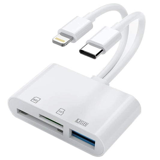 5 In 1 SD Card Reader USB HUB