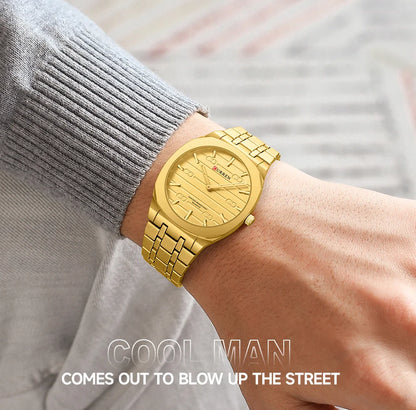 CURREN Thin Quartz Watch