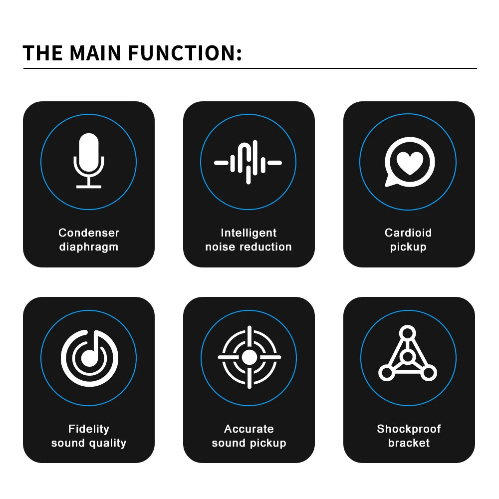 LEUS U87 AI XLR Condenser Microphone