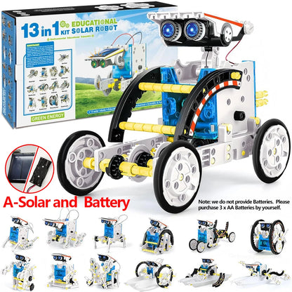 13-in-1 Solar Robot Kits for Kids