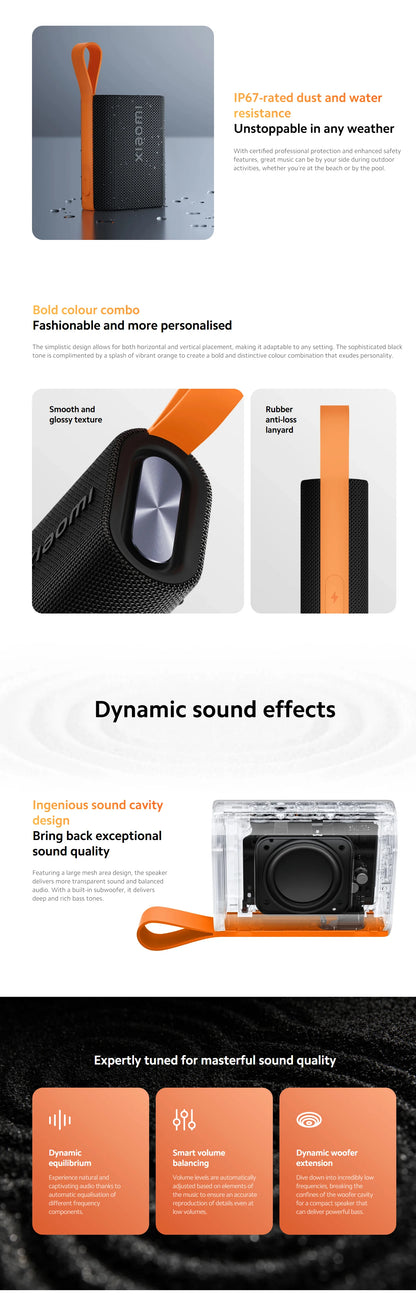Xiaomi Pocket IP67  Portable Speaker