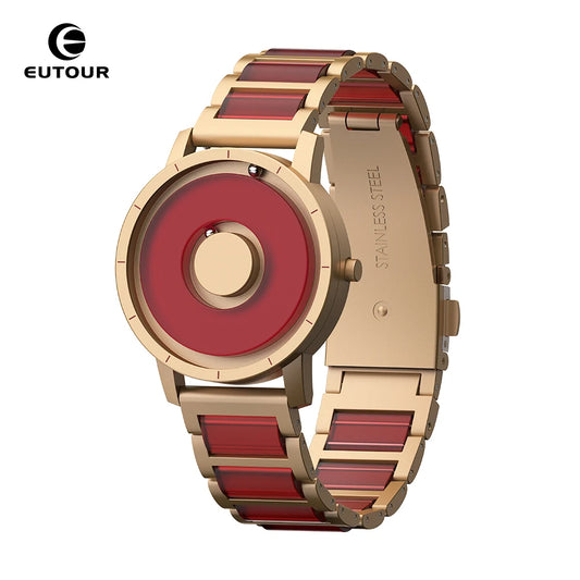 EUTOUR Red White Jewelry Watch