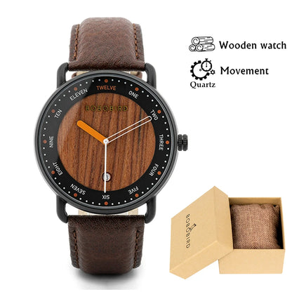 BOBO BIRD Wooden Quartz Watch