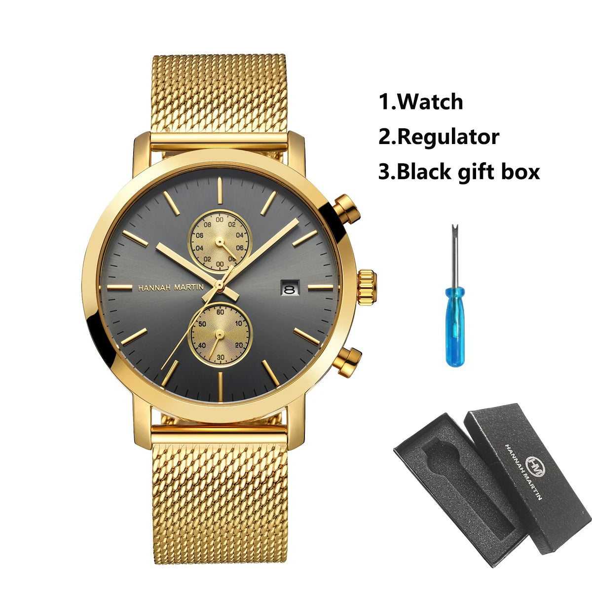 Multifunctional Quartz Wrist Watch