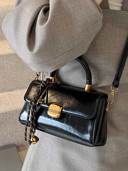 Oil Waxed Leather Women's Bag