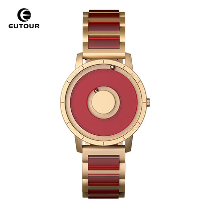 EUTOUR Red White Jewelry Watch