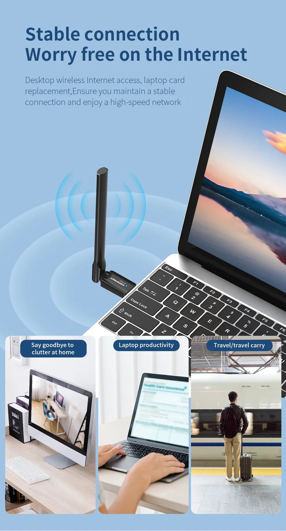 287Mbps WiFi 6 Adapter