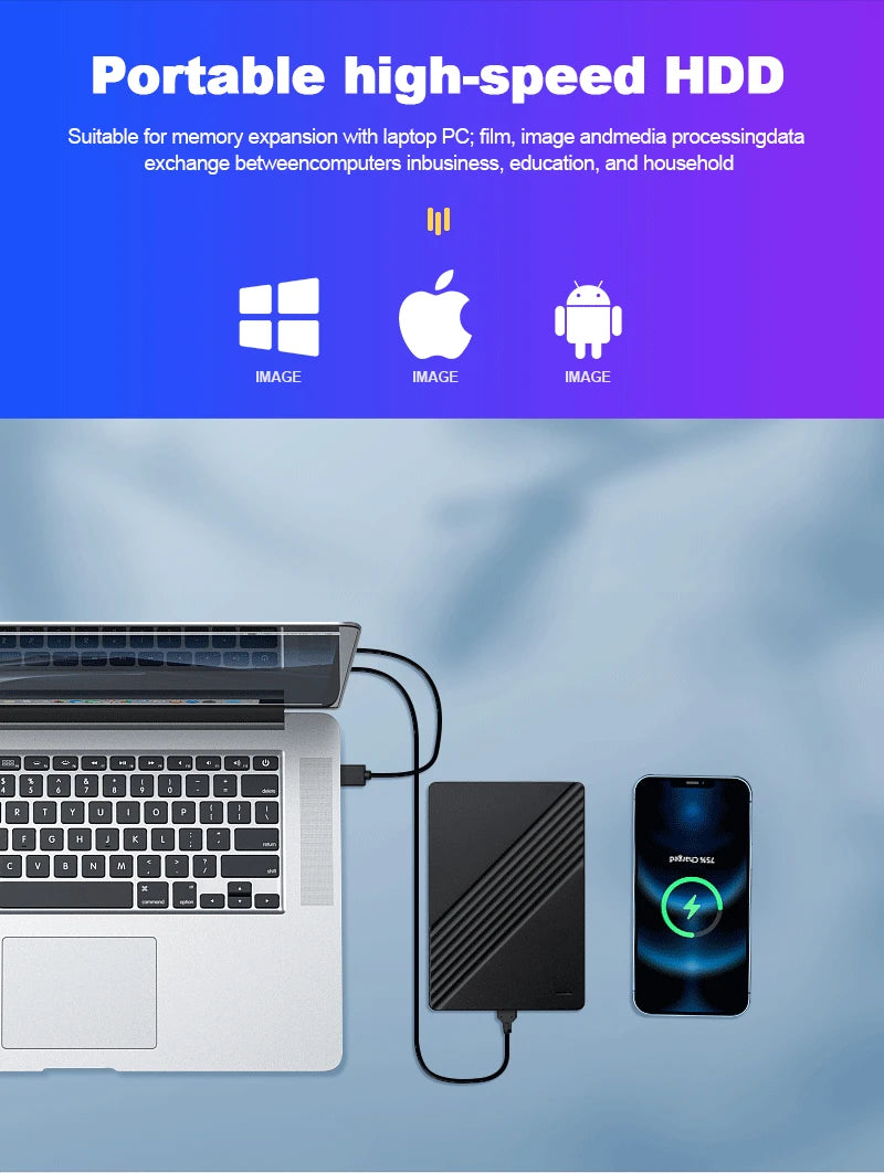 Portable External Hard Disk Drive