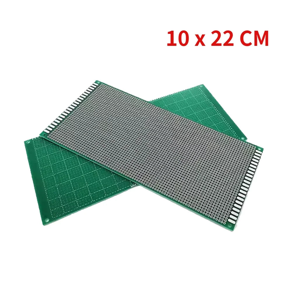 1PCS Single Sided PCB Universal Printed Circuit Board 2x8 3x7 4x6 6x8 10x10 10x15 10x22 12x18 15x20 20x30CM DIY Breadboard Plate