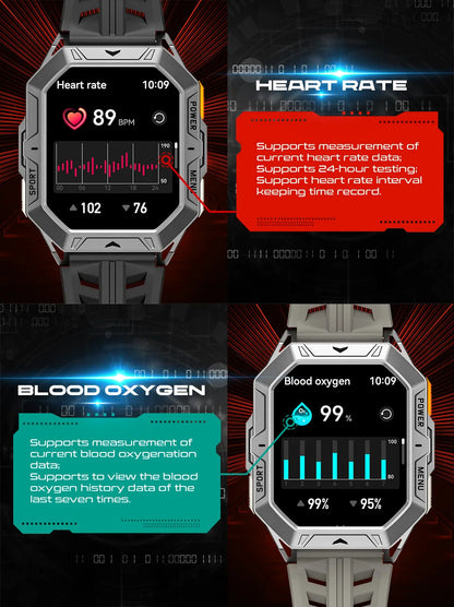 AMOLED Screen Men's Smartwatch