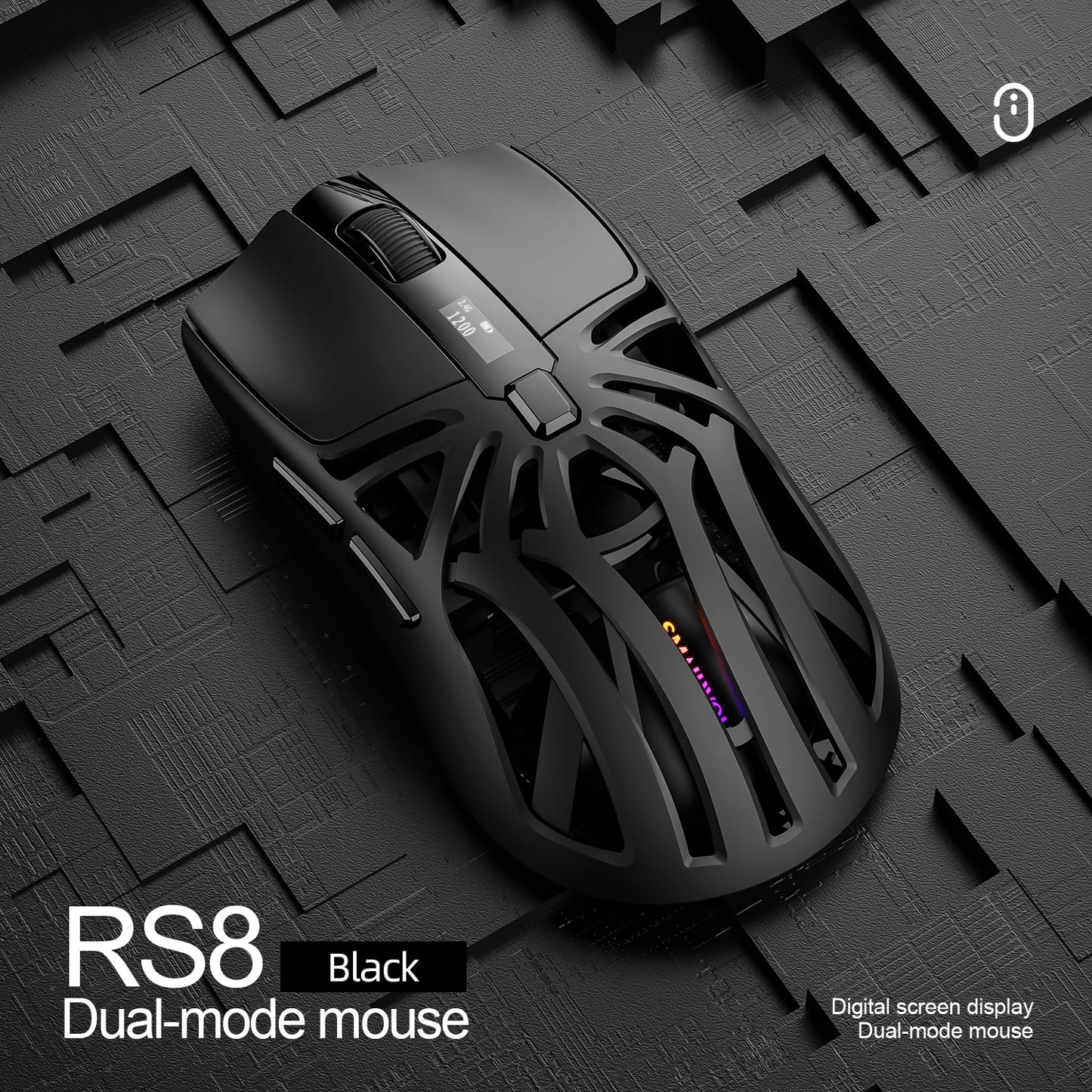 SMAILWOLF RS8 1000Hz Bluetooth Mouse