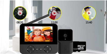 Mirixi Wireless 4.3 Inch IPS Video Doorbell with Camera