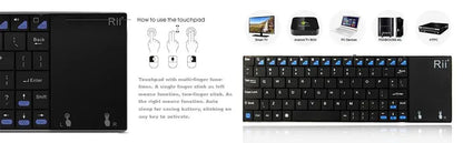 Russian Spanish English French Wireless Keyboard