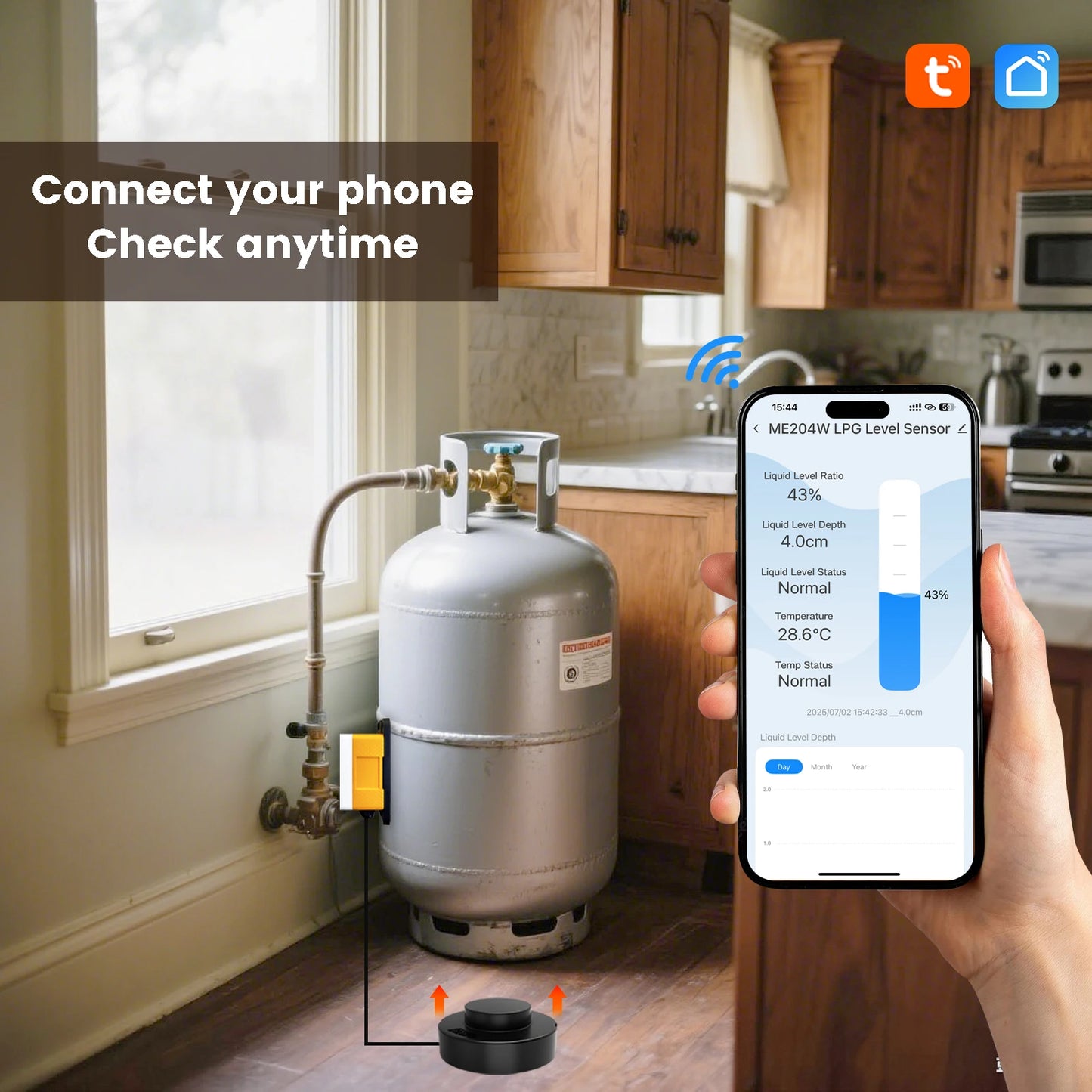 Wifi Gas Level Sensor for LPG