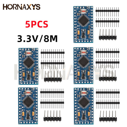 1-10PCS Pro Mini 328 Mini ATMEGA328P ATMEGA328 Module 5V 16MHz Development Board 3.3V 8MHz Electronic Building Block for Arduino