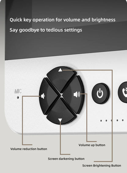 Mirixi Wireless 4.3 Inch IPS Video Doorbell with Camera