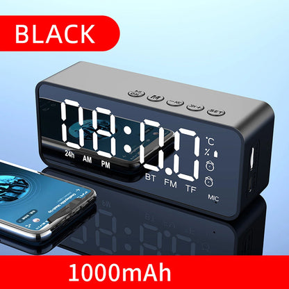 Alarm Clock Radio FM Bluetooth Speaker