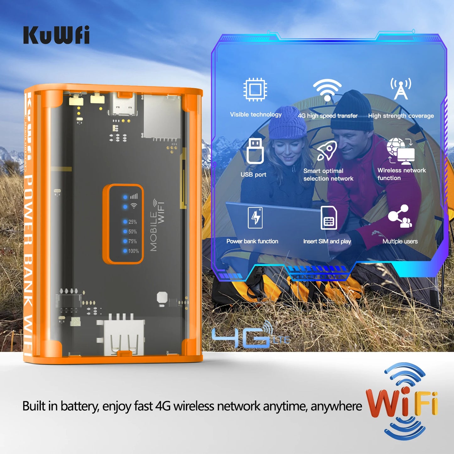 KuWFi Proteble Mini 4G Route
