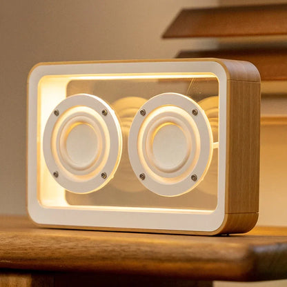 Transparent Wireless Bluetooth Speaker with Duel Horn