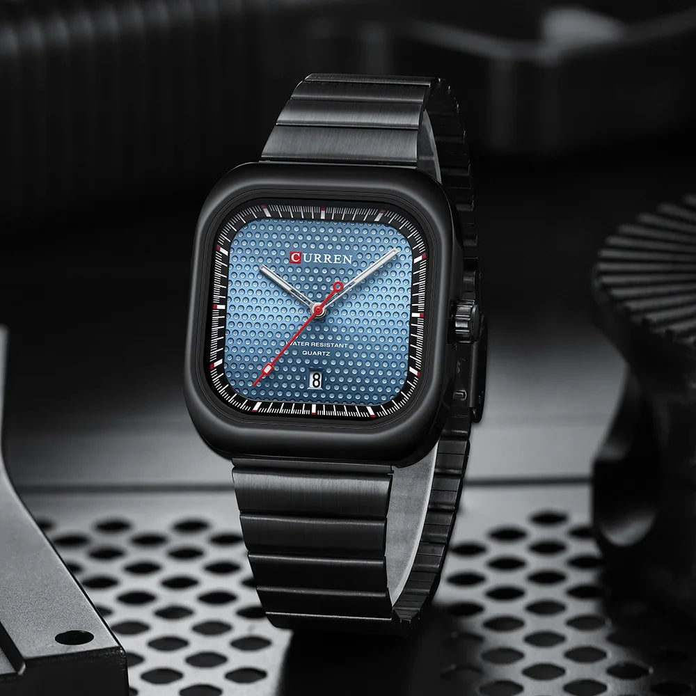 CURREN Simple Business Square Quartz Watch