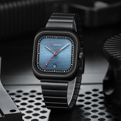 CURREN Simple Business Square Quartz Watch