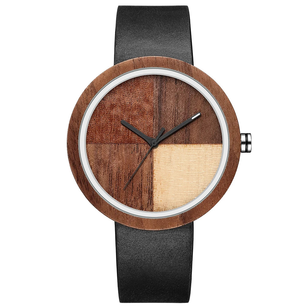 Casual Quartz Wooden Watch
