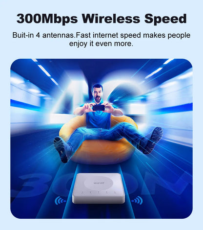 4G LTE Router WiFi 6  Mobile Wireless Router