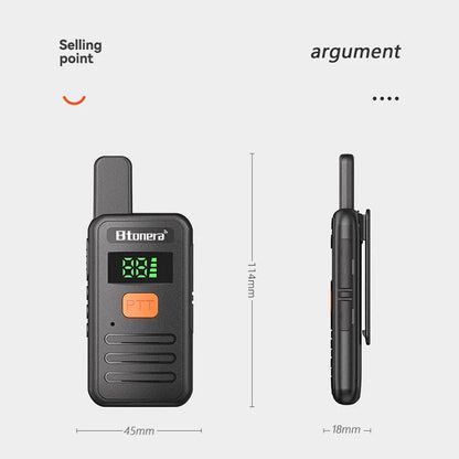 BTDX Mini Walkie Talkie