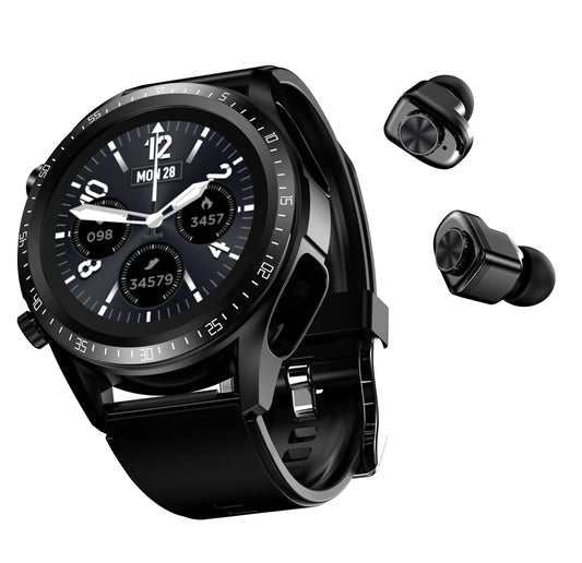 Valdus 2 In 1 Smart Watch With Wireless Earbuds