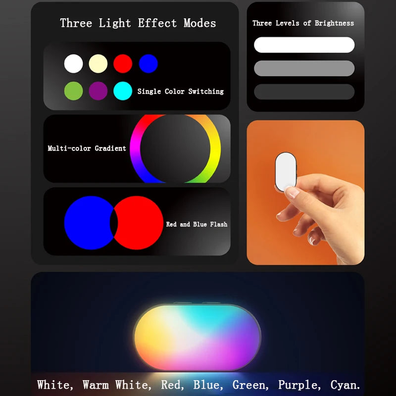 RGB Magnetic Fill Light
