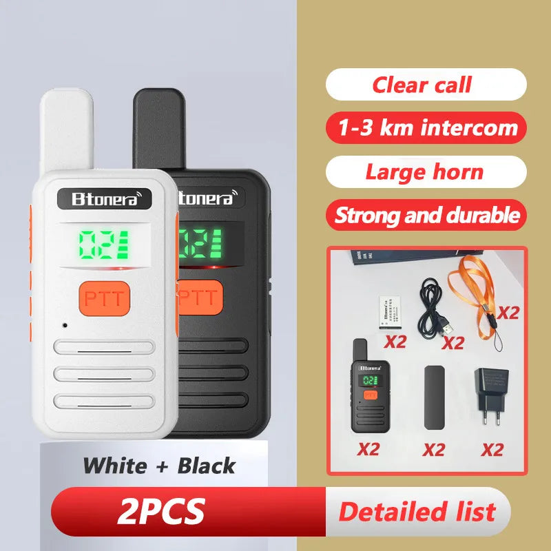 BTDX Mini Walkie Talkie
