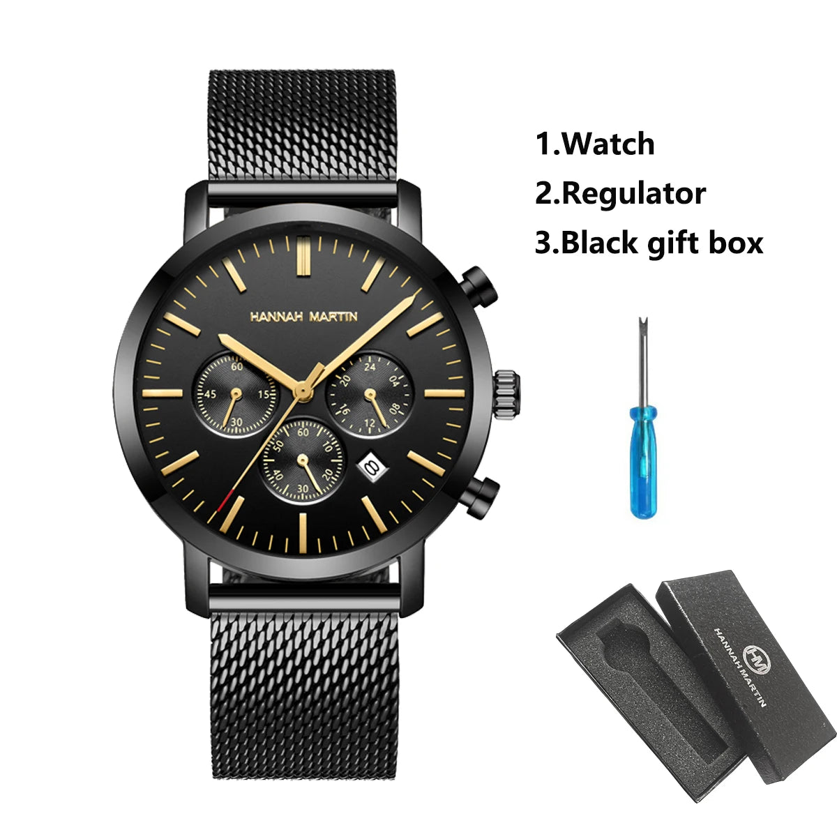 Multifunctional Quartz Wrist Watch