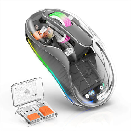 Transparent Bluetooth Wireless Mouse