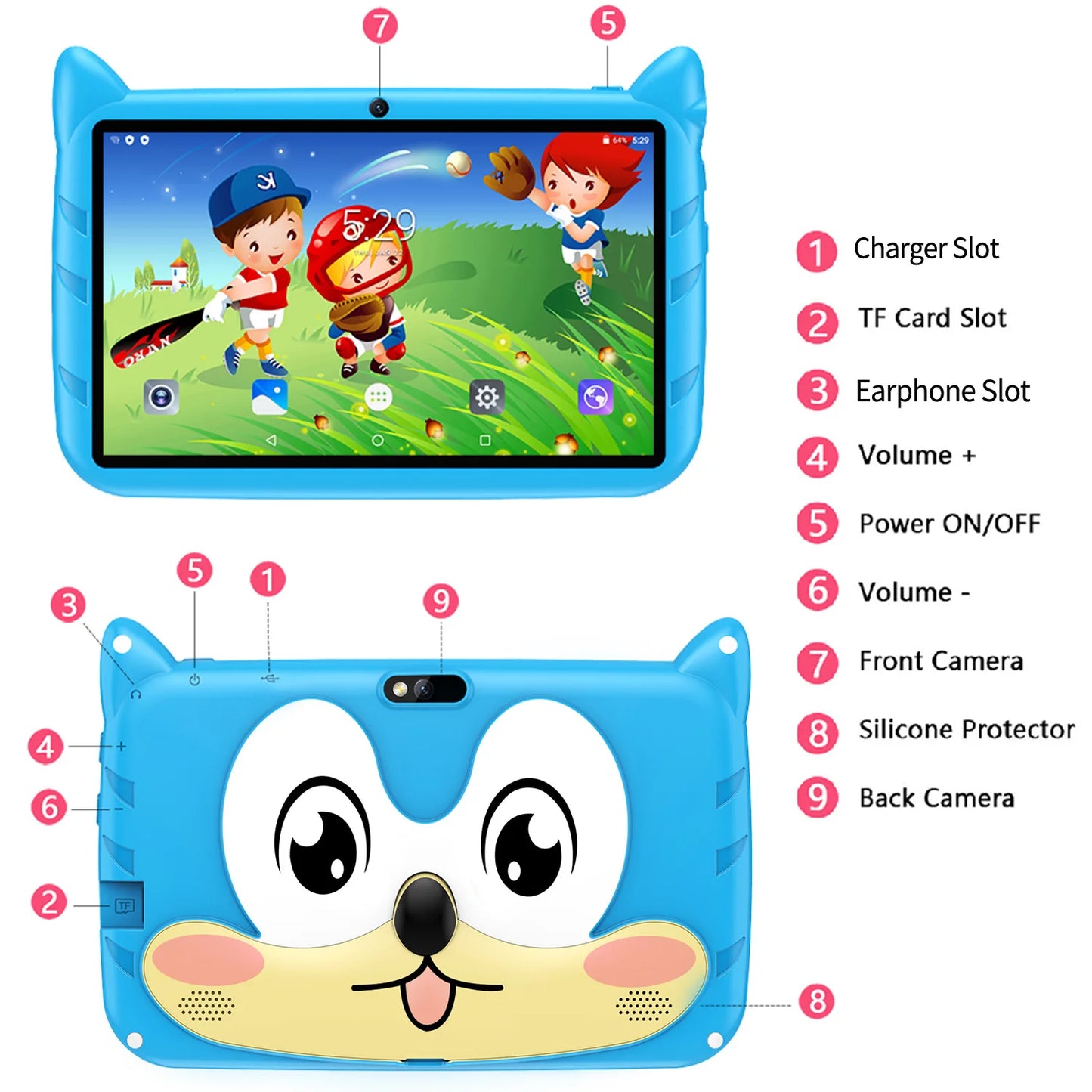 7 Inch Kid Tablet