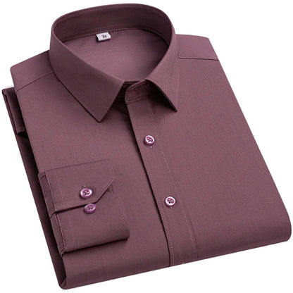 Bamboo Fiber Elastic Men's Shirt