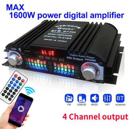 1600W Peak Power HiFi Sound Amplifier