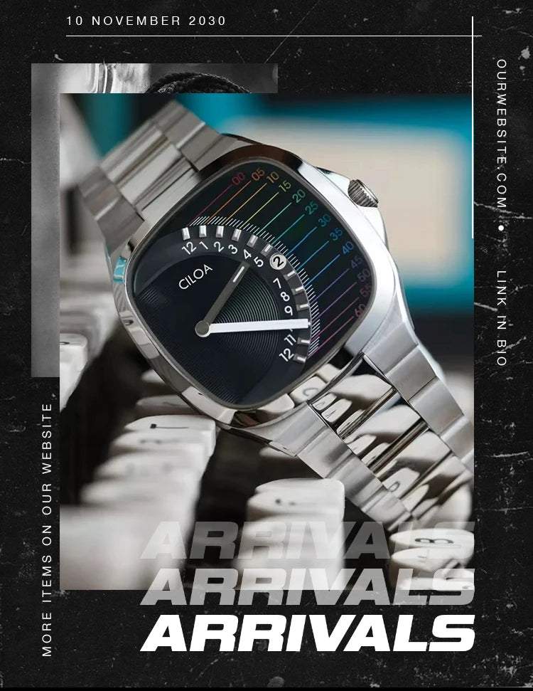 CILOA Retro Square Watch