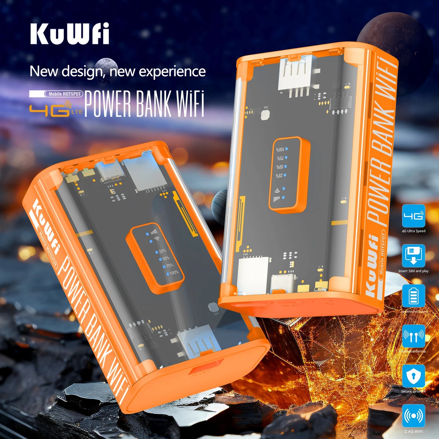 KuWFi Proteble Mini 4G Route