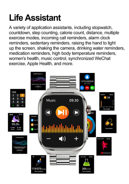 Uric Acid Body Fat Smartwatch
