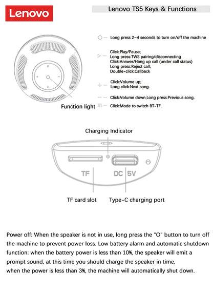 ThinkPlus Subwoofer Portable Surround